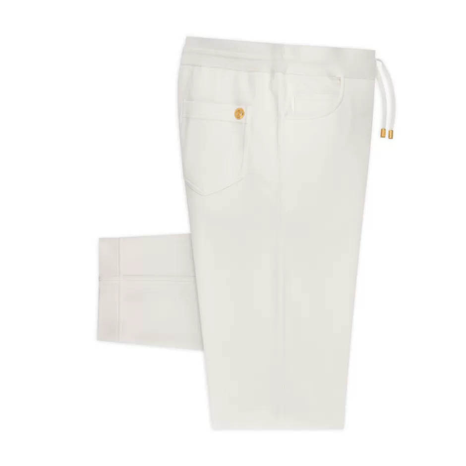 WOOL AND CASHMERE BLEND JOGGING TROUSERS | Stefano Ricci Hot