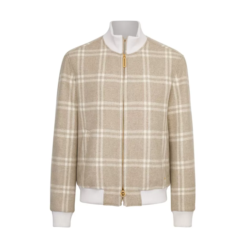 WOOL AND CASHMERE BLOUSON | Stefano Ricci Online