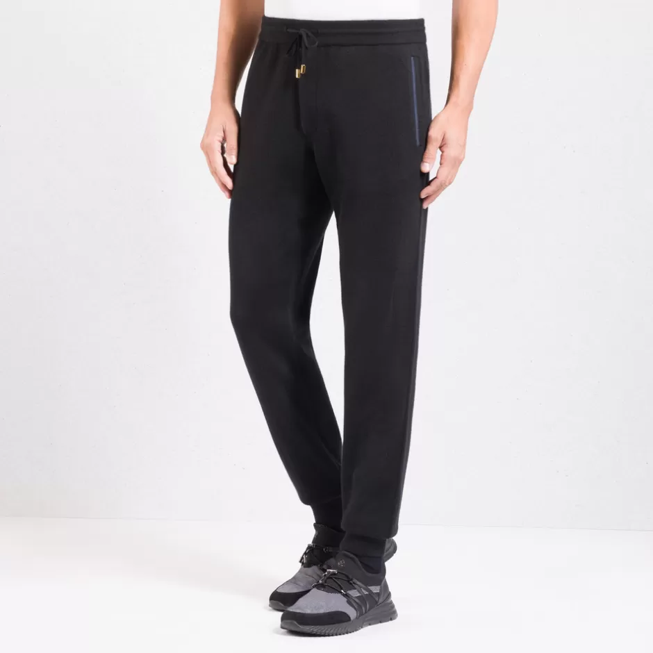 WOOL AND CASHMERE JOGGING TROUSERS | Stefano Ricci Online