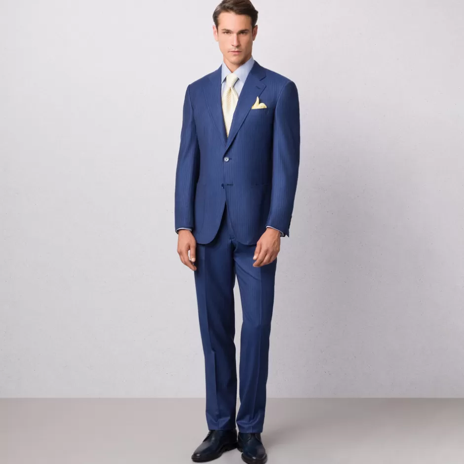 WOOL AND CASHMERE TWO-BUTTON SUIT | Stefano Ricci Shop