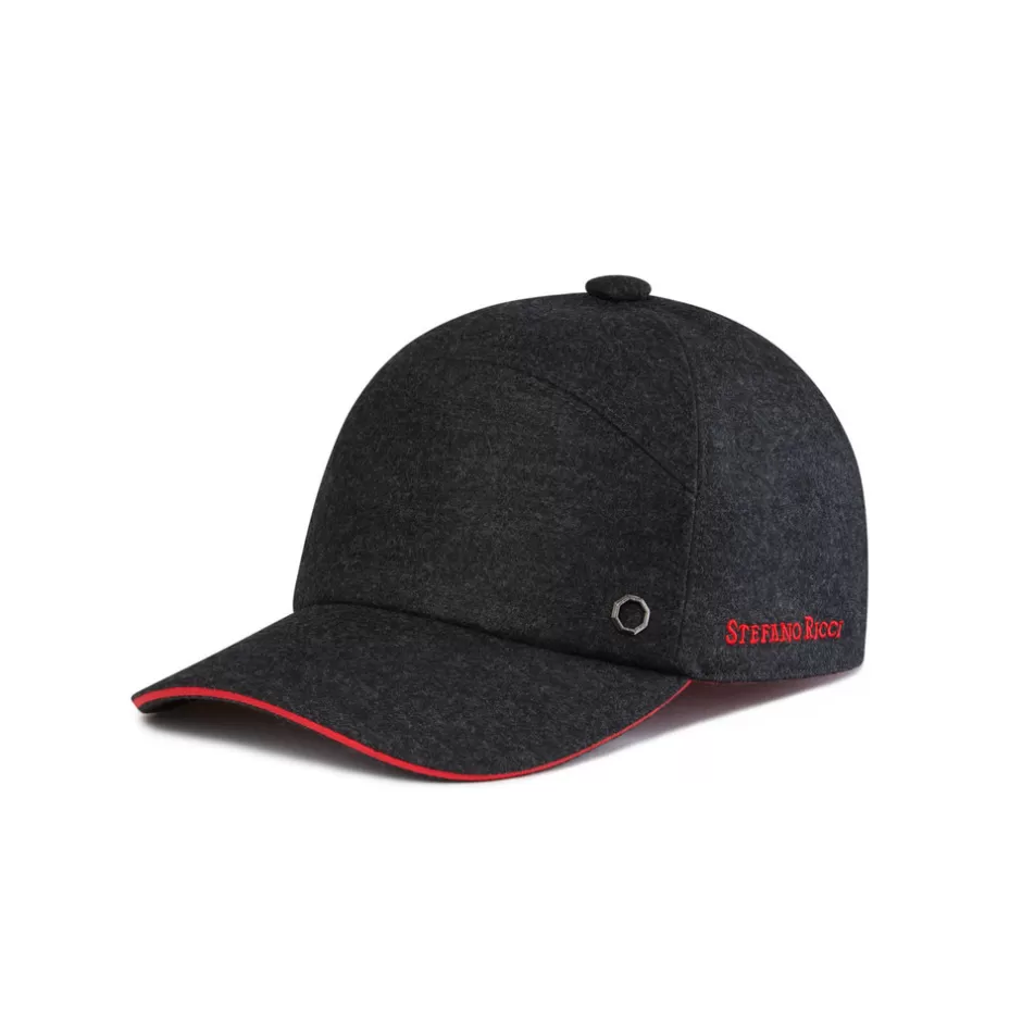 WOOL BASEBALL CAP | Stefano Ricci Clearance