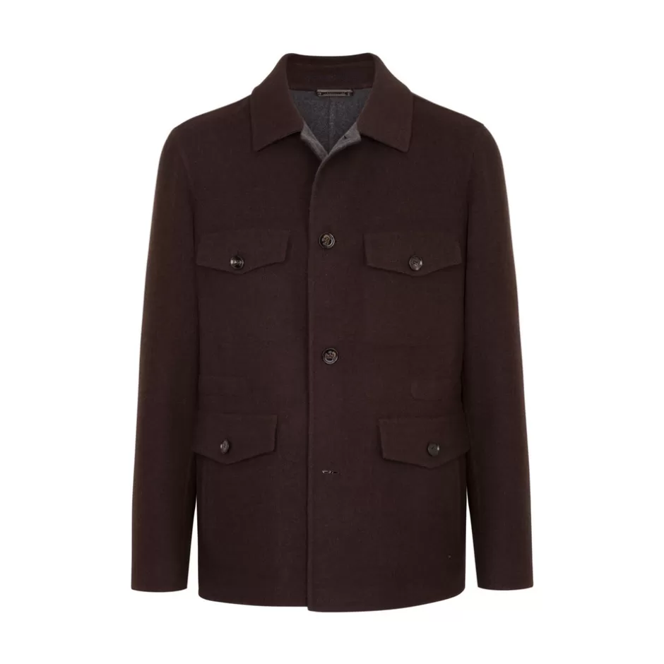 WOOL FIELD JACKET | Stefano Ricci Cheap