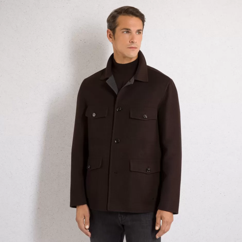 WOOL FIELD JACKET | Stefano Ricci Cheap