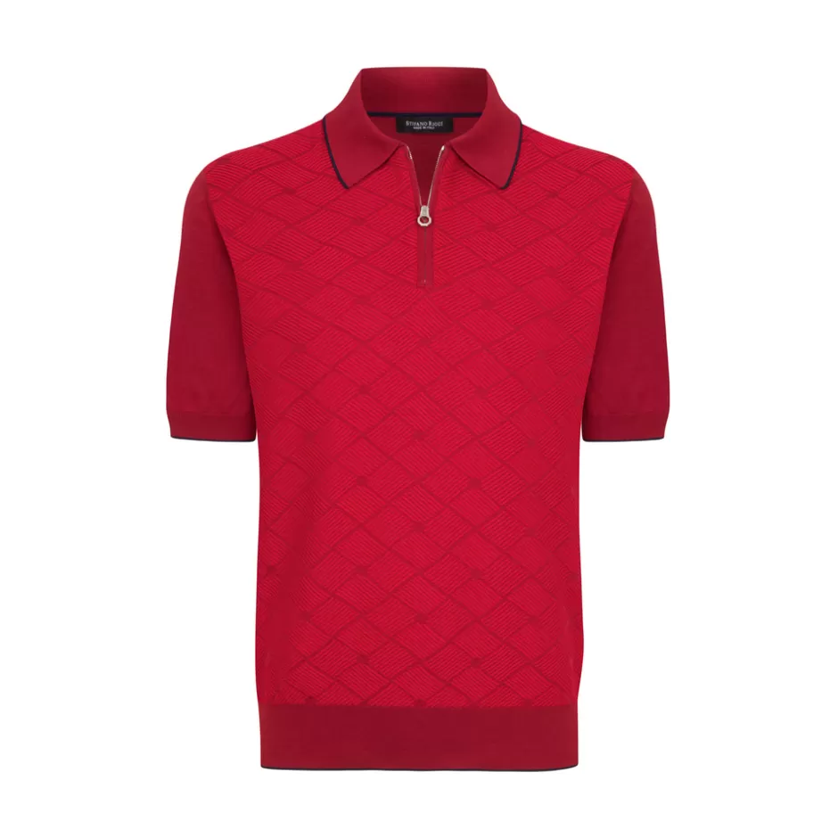 ZIP POLO SHIRT | Stefano Ricci Online