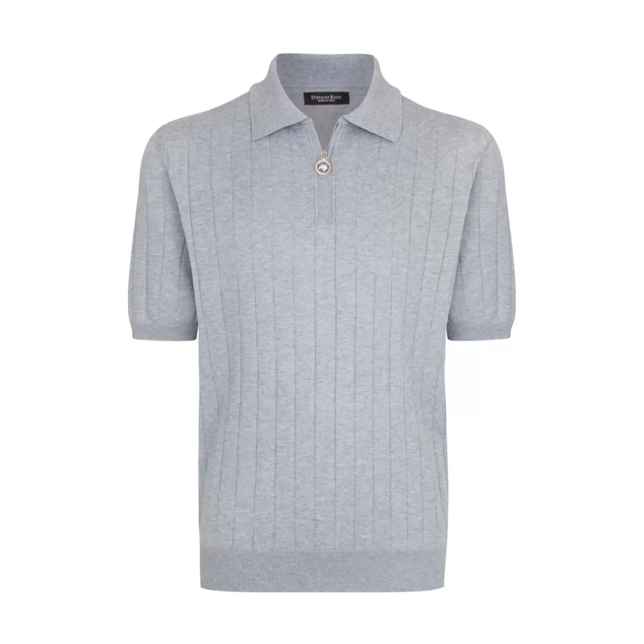 ZIP POLO SHIRT | Stefano Ricci Discount