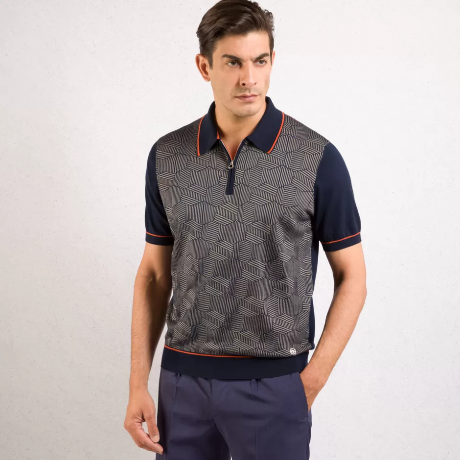 ZIP POLO SHIRT | Stefano Ricci Sale