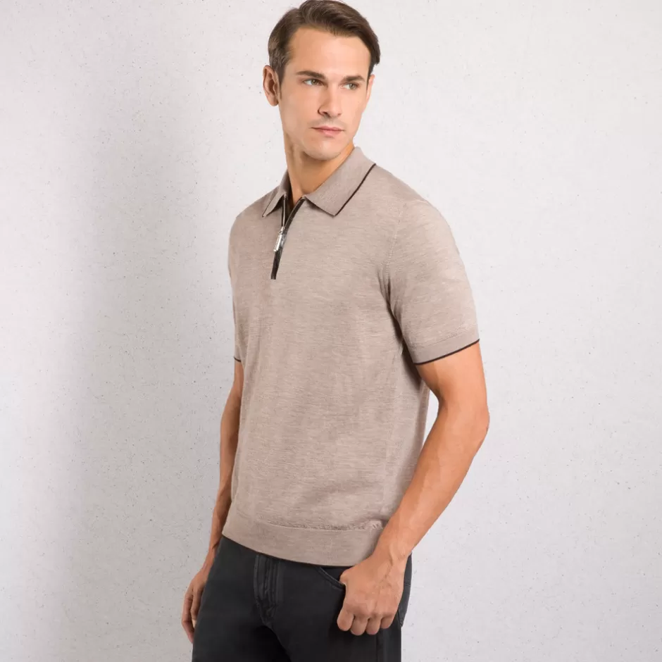 ZIP POLO SHIRT | Stefano Ricci Cheap