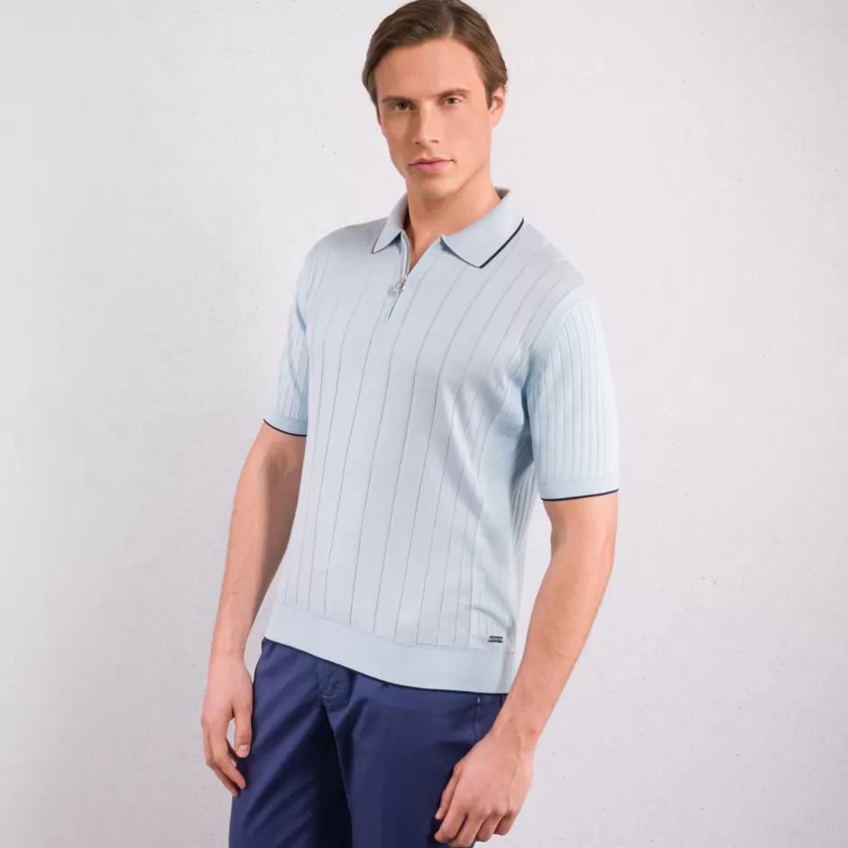 ZIP POLO SHIRT | Stefano Ricci Cheap