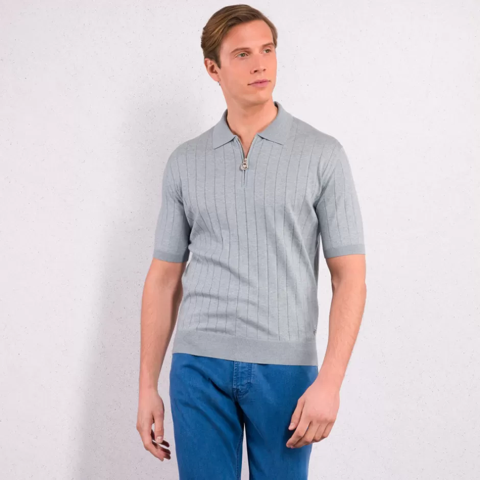 ZIP POLO SHIRT | Stefano Ricci Discount