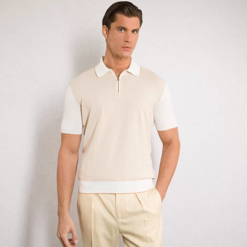 ZIP POLO SHIRT | Stefano Ricci Outlet