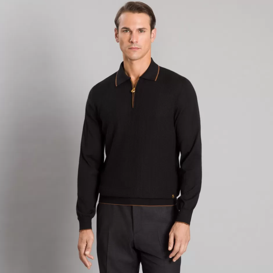 ZIP POLO SHIRT | Stefano Ricci Shop