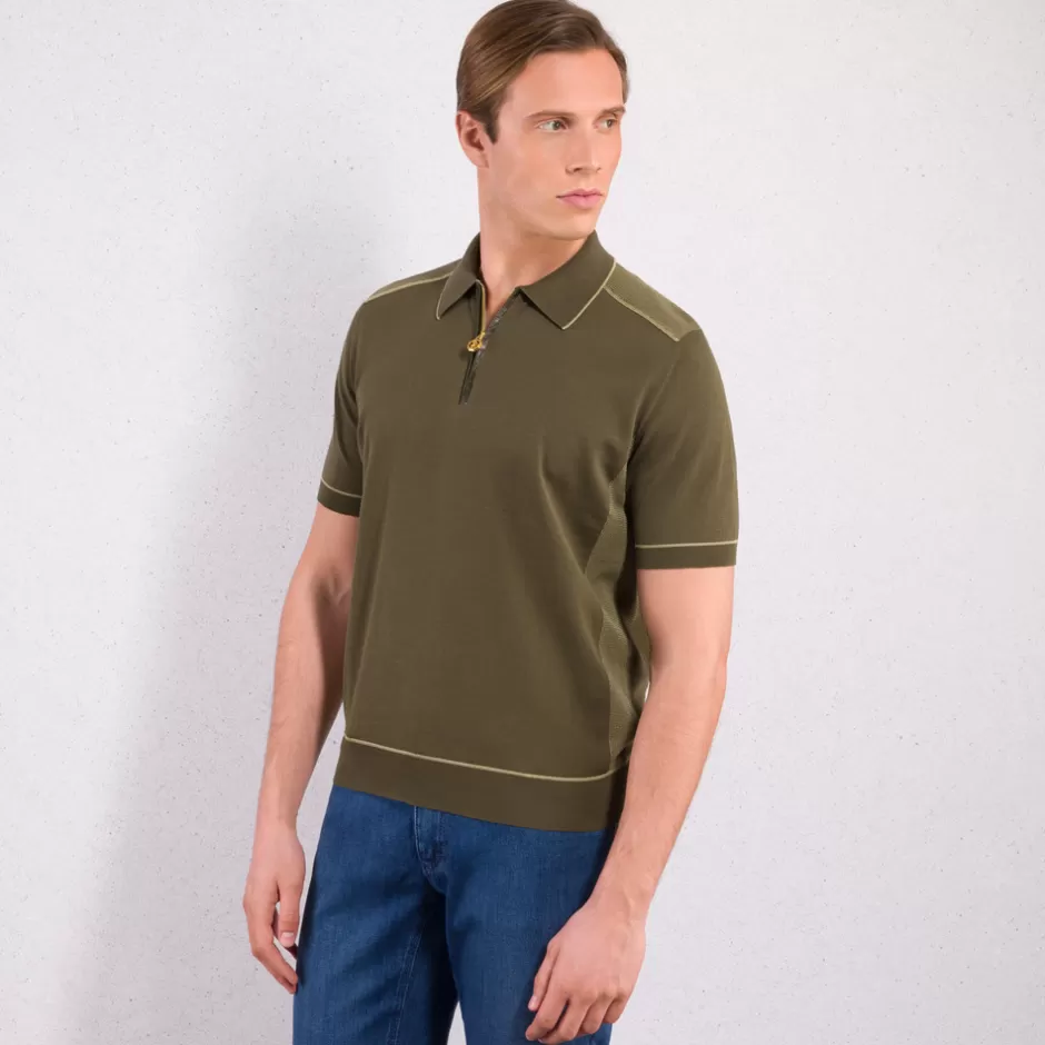 ZIP POLO SHIRT | Stefano Ricci New